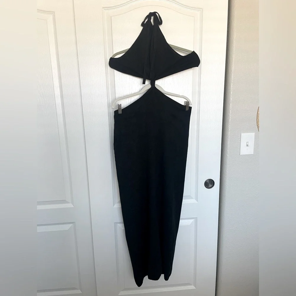 Miou Muse East Hampton knit cutout maxi dress - Picture 2 of 4